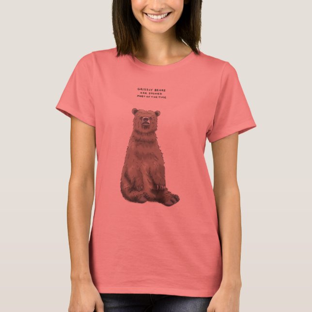 T-shirt trivia de grizzlis (Devant)