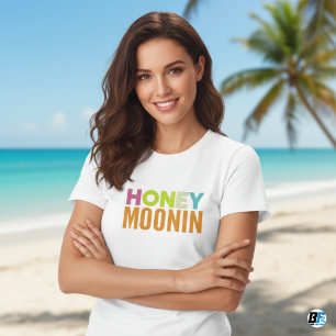 T-shirt TRIXIE Rétro Thème des Années 70 Mariée en Lune de