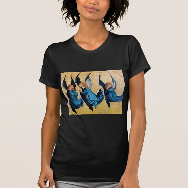 T-SHIRT TROIS ANGES EN BLEU (Devant)