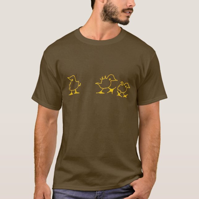 T-shirt trois canards petits (Devant)