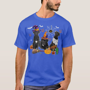 T-shirt Trois Canne Corso Chiens Sorcière Halloween maman