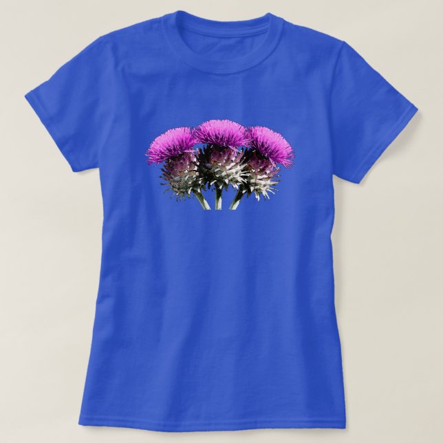 T-shirt Trois chardons écossais (Design devant)