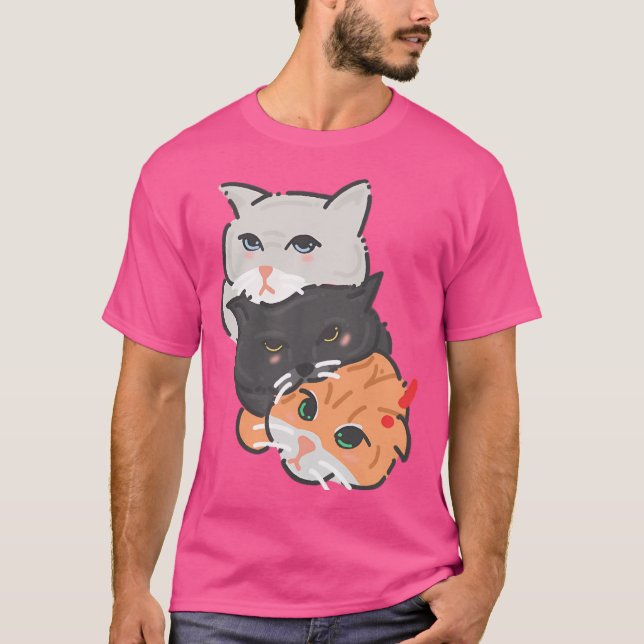 T-shirt Trois chats (Devant)
