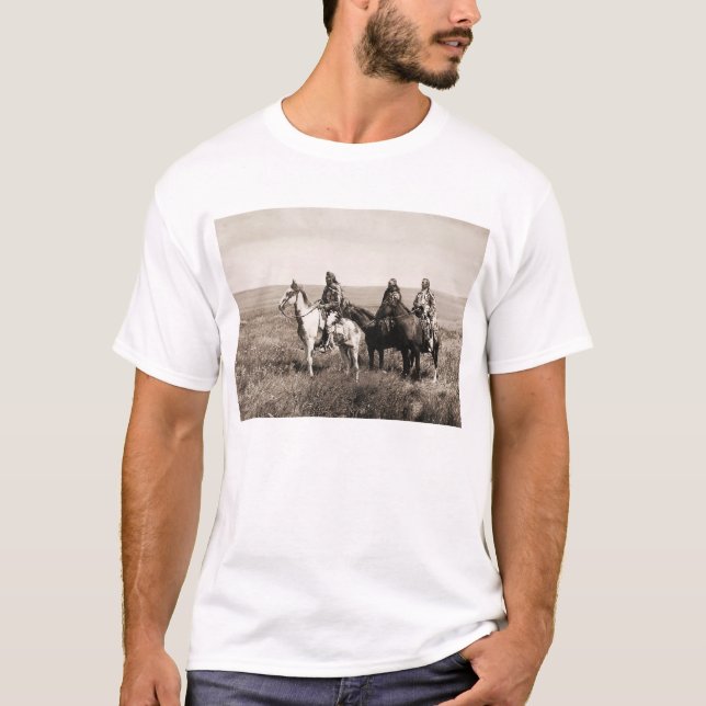 T-shirt Trois chefs de Blackfeet de Piegan (Devant)