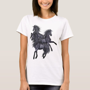 T-shirt Trois Chemises noires Sauvages