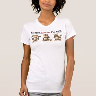 T-shirt Trois Chemises Sages Singes