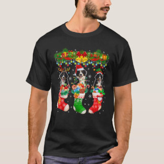 T-shirt Trois chiens de montagne de Berne elfes du Père No