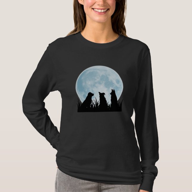 T-shirt Trois chiens de nuit (Devant)