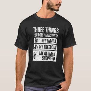 T-shirt Trois choses que vous ne manquez pas avec berger a