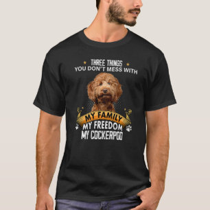 T-shirt Trois choses que vous ne manquez pas avec Cockerpo
