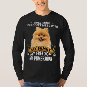 T-shirt Trois choses que vous ne manquez pas avec le Chien