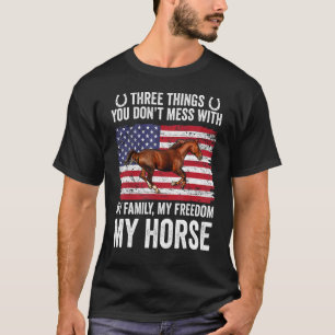 T-shirt Trois choses que vous ne manquez pas avec ma liber