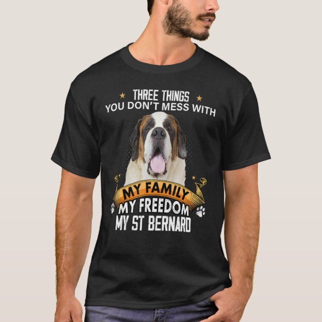 T-shirt Trois choses que vous ne manquez pas avec St Berna (Devant)