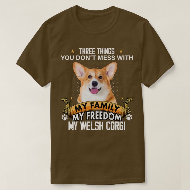 T-shirt Trois choses que vous ne manquez pas avec Welsh Co (Design devant)