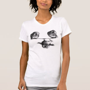 T-shirt Trois choux mignons et amusants - liberté et plais