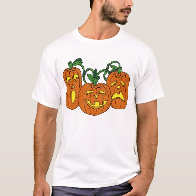 T-shirt Trois citrouilles (Devant)