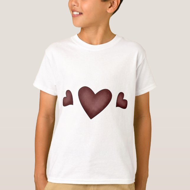 T-shirt Trois coeurs (Devant)