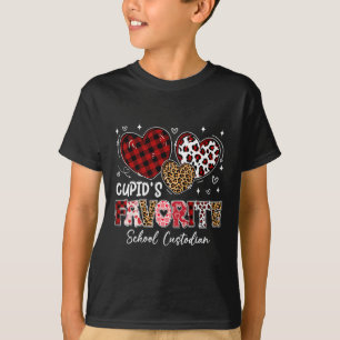 T-shirt Trois Cœurs Concierge de l'école préféré de Cupido
