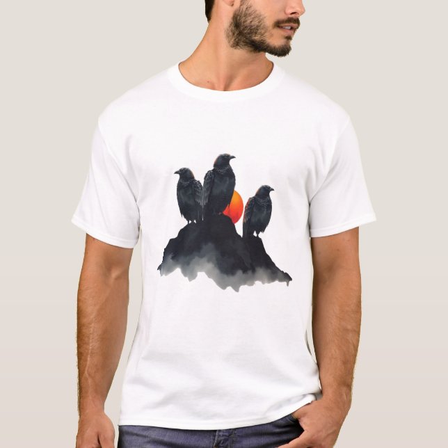 T-shirt Trois Corbeaux (Devant)