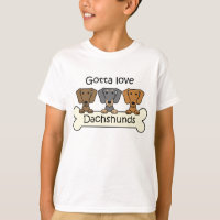 Trois Dachshunds