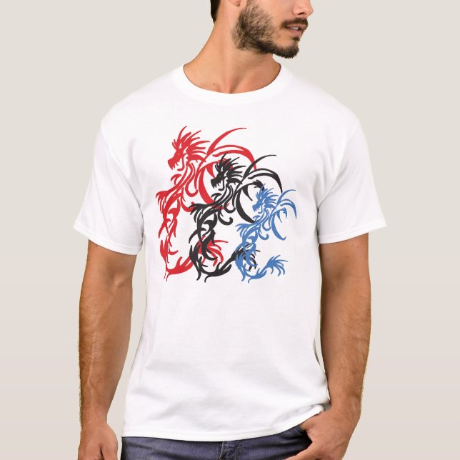 T-shirt Trois dragons (Devant)