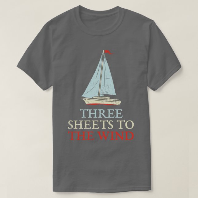 T-shirt Trois Feuilles Au Vent (Design devant)