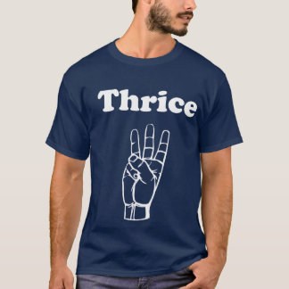 T-shirt Trois fois