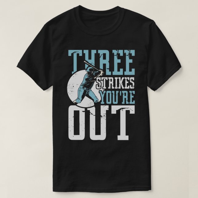 T-shirt Trois frappes (Design devant)