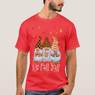 T-shirt Trois Gnome Citrouille épice Thanksgiving Fall C'e