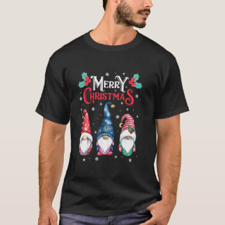 T-shirt Trois Gnomes à Buffalo Joyeux Noël Gnom