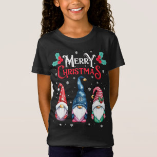 T-Shirt Trois Gnomes À Buffalo Ont Joyeux Joyeux Noël Gnom