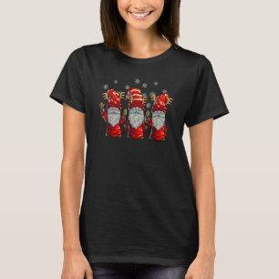 T-shirt Trois Gnomes de rennes Hommes Femmes Buffalo Plaid