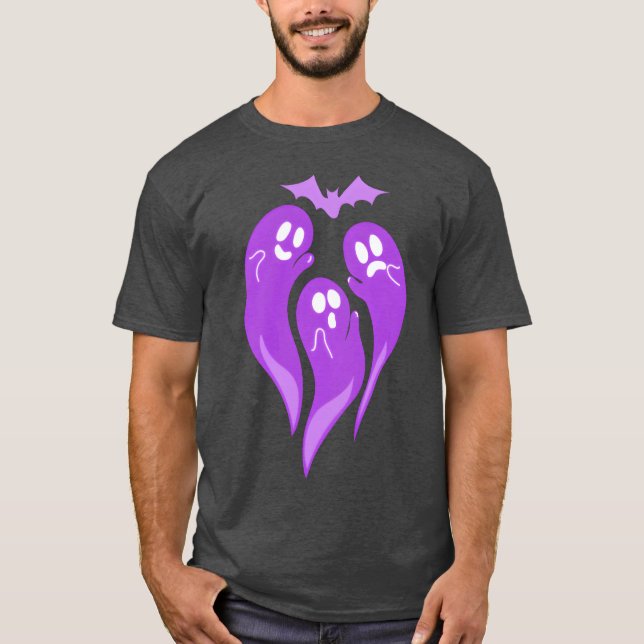T-shirt Trois Halloween drôle (Devant)
