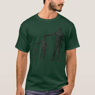 T-shirt Trois hommes de biologie de tailles différentes
