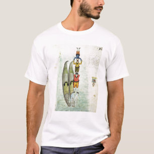 T-shirt Trois hommes équilibrant sur deux gondoles, 1772