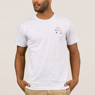 T-shirt Trois Lettres initiales Golfers