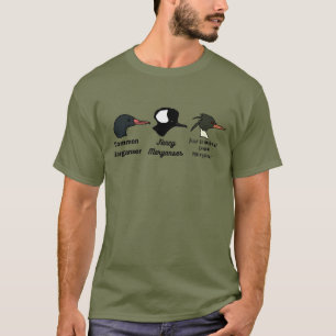 T-shirt Trois Mergansers - Chasse au Canard Mato Patos