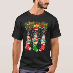 T-shirt Trois Montagnes Elf Entlebucher De Père Noël Reind