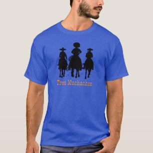 T-shirt Trois Muchachos 3 Cow-boys mexicains équitation