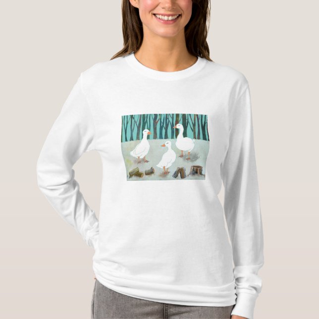 T-shirt Trois oies blanches (Devant)