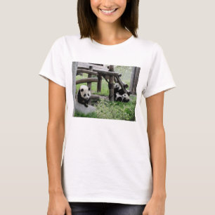 T-shirt Trois pandas pour bébés - CUTE