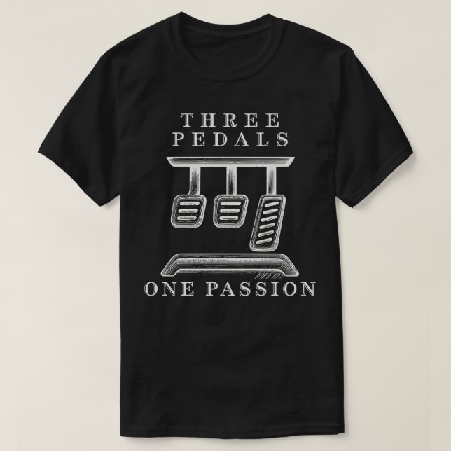 T-shirt Trois pédales une passion (Design devant)