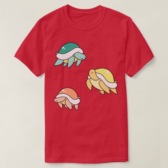 T-shirt Trois Petites Tortues (Design devant)