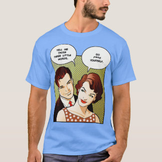 T-shirt Trois petits mots censurés