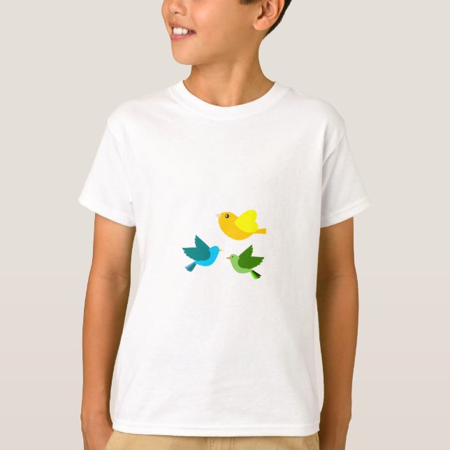 T-shirt Trois Petits Oiseaux (Devant)