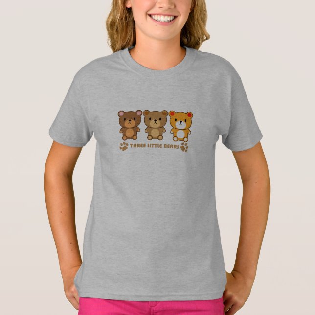 T-shirt Trois petits ours (Devant)
