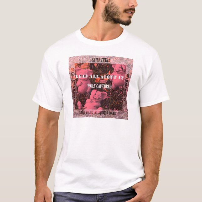 T-shirt trois petits porcs (Devant)