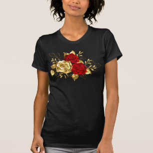 T-shirt Trois Roses de bijoux