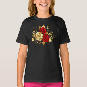 T-shirt Trois Roses de bijoux