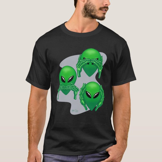 T-shirt Trois Sages Aliens (Devant)